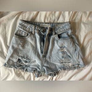Pacsun High-rise jean shorts